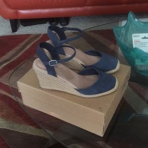 Navy Blue Espadrilles